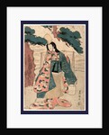 Segawa Roko, an Actor, As Matsukaze, One of Two Sisters by Anonymous