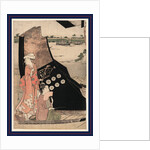 Two Women or Actors on a Boat in a River by Anonymous