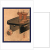 Oil Lamps on a Tray and a Ball by Anonymous
