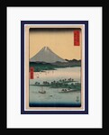Suruga miho no matsubara, Pine beach at Miho in Suruga by Ando Hiroshige