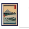 Suruga miho no matsubara, Pine beach at Miho in Suruga by Ando Hiroshige