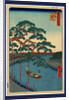 Onagigawa gohonmatsu, Five pines, Onagi Canal by Ando Hiroshige