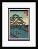 Onagigawa gohonmatsu, Five pines, Onagi Canal by Ando Hiroshige
