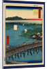Senju no Ohashi, Senju great bridge by Ando Hiroshige