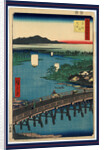Senju no Ohashi, Senju great bridge by Ando Hiroshige