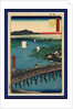 Senju no Ohashi, Senju great bridge by Ando Hiroshige