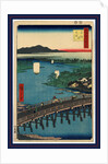 Senju no Ohashi, Senju great bridge by Ando Hiroshige