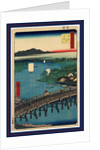 Senju no Ohashi, Senju great bridge by Ando Hiroshige