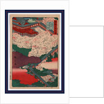 Yamato hasedera, Hasedera in Yamato Province by Utagawa Hiroshige