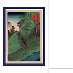Shinshu zenkoji michi kusuri yama, Path to Zenkoji Temple on Kusuri Mountain in Shinshu by Utagawa Hiroshige