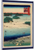 Torii Gates Offshore at the Kubodani Beach, with Many Sailboats Among the Islands in the Sanuki Province by Anonymous