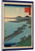 Tango amano hashidate, Amanohashidate in Tango Province by Utagawa Hiroshige