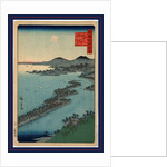 Tango amano hashidate, Amanohashidate in Tango Province by Utagawa Hiroshige