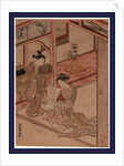 Zashiki No Yujo to Kamuro, Courtesan and Kamuro in a Parlour by Anonymous