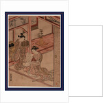 Zashiki No Yujo to Kamuro, Courtesan and Kamuro in a Parlour by Anonymous