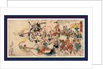 Procession of Various Figures Holding a Large Rosary Around a Large Octopus. by Anonymous