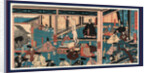 Man Presenting a City Plan to the Emperor at Court with Many Ministers Seated Nearby. by Anonymous