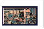 Man Presenting a City Plan to the Emperor at Court with Many Ministers Seated Nearby. by Anonymous
