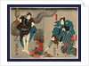 Oyone magoshichi taheiji, Actors in the roles of Oyone Magoshichi and Taheiji by Utagawa Kuniyoshi