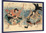 Seki sanjuro sakata hangoro, The actors Seki Sanjuro and Sakata Hanguro by Utagawa Kuniyasu