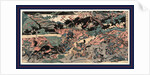 Kurikaradani ogkassen zu, The great battle at Kurikara Valley by Katsukawa Shuntei