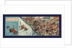 Battle Scene (Probably from the 4th Battle in 1561) on the Plains at the Chikuma River by Anonymous
