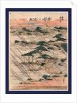 Karasaki No Yau, Evening Rain at Karasaki by Anonymous