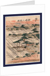 Karasaki No Yau, Evening Rain at Karasaki by Anonymous
