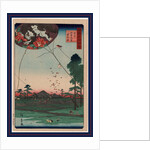 Enshu Akiba Enkei Fukuroi No Tako, Distant View of Akiba of Enshu: Kites of Fukuroi by Anonymous