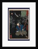 Oya Taro Mitsukuni Watching a Battle Scene Between Armies of Skeletons by Anonymous