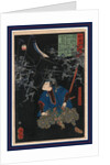 Oya Taro Mitsukuni Watching a Battle Scene Between Armies of Skeletons by Anonymous