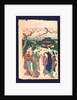 Ueno no hanami, Cherry blossom viewing at Ueno by Katsukawa Shunzan