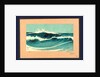 Hato zu, Ocean waves by Uehara Konen