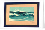 Hato zu, Ocean waves by Uehara Konen