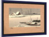 Yuki no watashiba, Ferryboats in snow by Uehara Konen