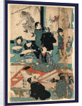 E o narau kodomo tachi, Children in a painting class by Utagawa Kuniyoshi