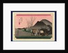 Travelers Resting at a Teahouse or Inn at the Mariko Station on the Tokaido Road by Anonymous