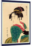 Naniwaya okita, Okita of Naniwa-ya by Kitagawa Utamaro
