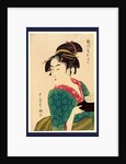 Naniwaya okita, Okita of Naniwa-ya by Kitagawa Utamaro