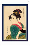 Naniwaya okita, Okita of Naniwa-ya by Kitagawa Utamaro