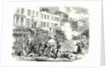 The Riots in New York: Conflict Between the Military and the Rioters in First-Avenue 15 August 1863 by Anonymous
