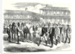 End of the American Civil War the Last Days of the Confederate Government Mr. Jefferson Davis Bidding Farewell to His Escort Two Days Before His Capture 22 July 1865 by Anonymous