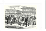End of the American Civil War the Last Days of the Confederate Government Mr. Jefferson Davis Bidding Farewell to His Escort Two Days Before His Capture 22 July 1865 by Anonymous