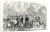 The Civil War in America: The 5th Regiment of New York Zouaves Passing Through Broadway on Their Way to Embark for the War Down South 22 June 1861 by Anonymous