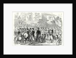 The Civil War in America: The 5th Regiment of New York Zouaves Passing Through Broadway on Their Way to Embark for the War Down South 22 June 1861 by Anonymous
