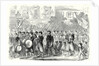 The Civil War in America: The 5th Regiment of New York Zouaves Passing Through Broadway on Their Way to Embark for the War Down South 22 June 1861 by Anonymous