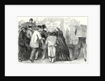 The War in America Reading the War News in Broadway New York 15 June 1861 by Anonymous