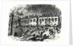 The Civil War in America: Train with Reinforcements for General Johnston Running Off the Track in the Forests of Mississippi 8 August 1863 by Anonymous