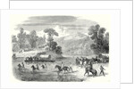 End of the American Civil War: The Last Days of the Confederate Government the Train of the Confederates Crossing the Pe-Dee River North Carolina 22 July 1865 by Anonymous