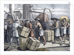 Taking in Cargo at Singapore in 1873 by Anonymous
